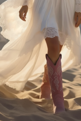 Bohemian Beach Swing Dress White Long Sleeve Plus High Low Maxi Dress