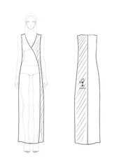 Vacation Daily Minimalist Dress Color-Block V-Neck Long Dress