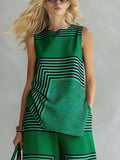 Loose Sleeveless Round-Neck Vest Top