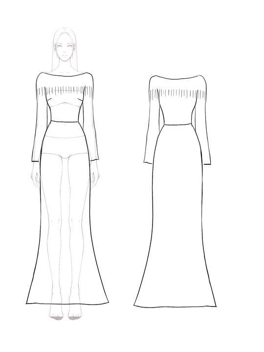 Elegant Dress Navy Boat Neck Rhinestone Maxi Dress Mother of the Bride Dress